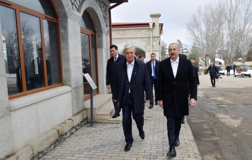 Президенты Азербайджана и Казахстана посетили Шушу ОБНОВЛЕНО ВИДЕО