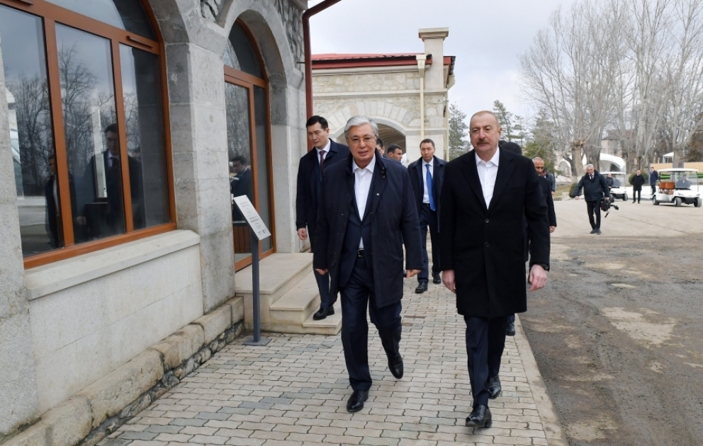Presidents of Azerbaijan and Kazakhstan visited Shusha VIDEO