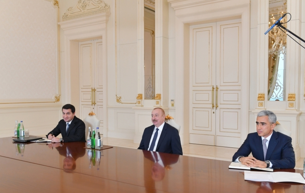 Prezident İlham Əliyev Çin Hökumətinin Avropa məsələləri üzrə xüsusi nümayəndəsini qəbul edib  YENİLƏNİB VİDEO