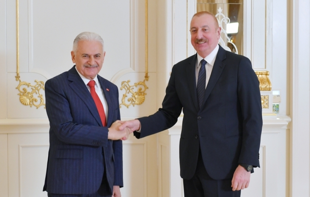 Президент Ильхам Алиев принял председателя Совета старейшин Организации тюркских государств Бинали Йылдырыма  ОБНОВЛЕНО ВИДЕО