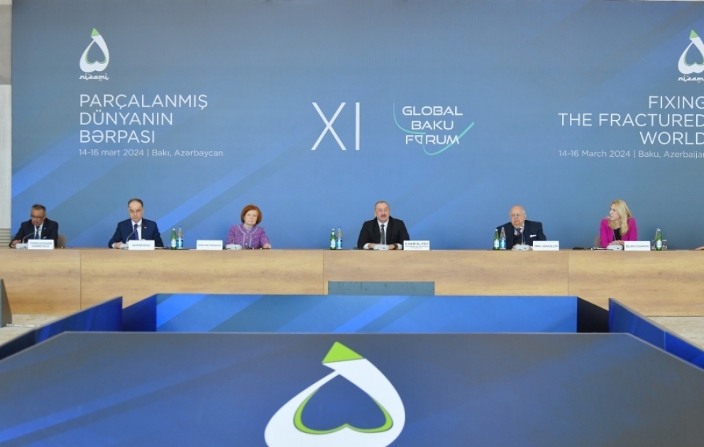 Le 11e Forum global de Bakou sous le thème « La réparation d’un monde fracturé » a entamé ses travaux  Le président Ilham Aliyev a participé à la cérémonie d’ouverture du ForumMIS A JOUR VIDEO