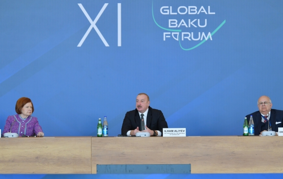 11th Global Baku Forum on “Fixing the Fractured World” kicked off in Baku President Ilham Aliyev attended the opening ceremony of the Forum VIDEO