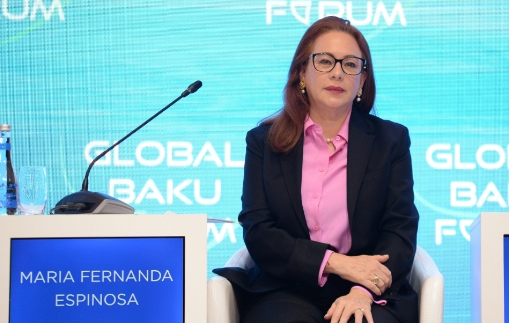 Maria Fernanda Espinoza: COP29-un sonunda Azərbaycan ilə Ermənistan arasında sülh müqaviləsinin imzalanmasına şahidlik edəcəyimizə inanıram VİDEO