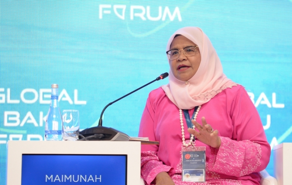 Maimuna Mohd Şərif: İqlim dəyişmələri nəticəsində baş verən təbii fəlakətlər maliyyə itkisi ilə nəticələnir VİDEO