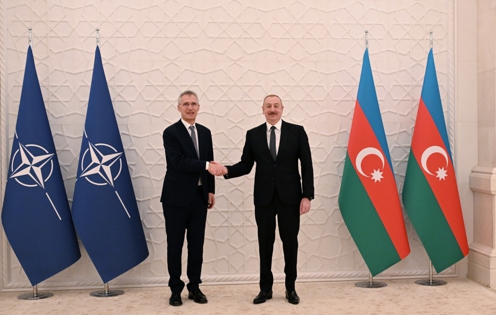 Bakou : le président azerbaïdjanais s’entretient en tête-à-tête avec le Secrétaire général de l’OTAN VIDEO