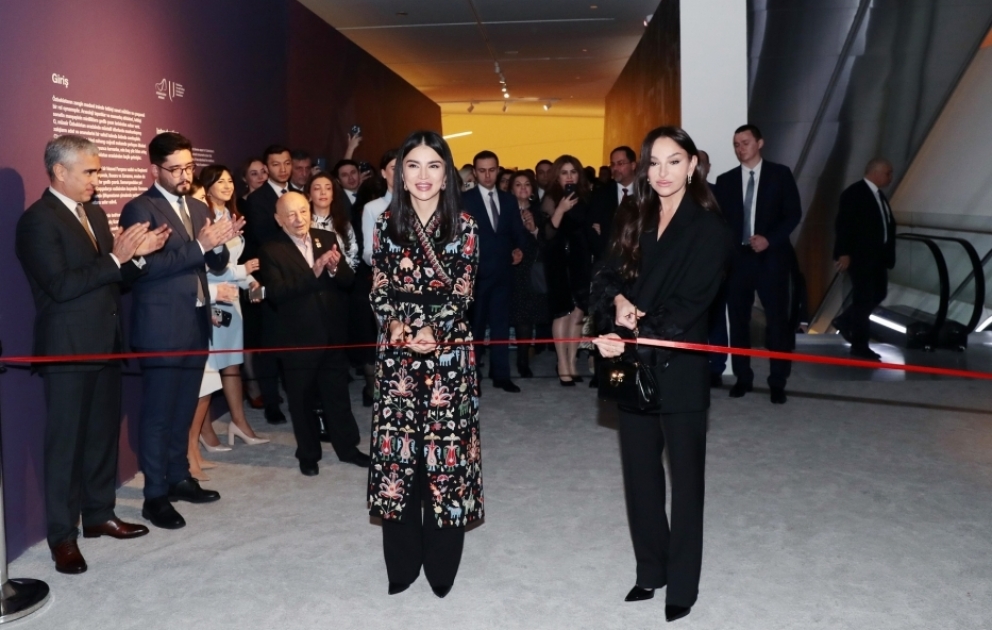 “Heritage in Stitches: A Journey Through Embroidery and Sewing Traditions of Uzbekistan” exhibition opens at the Heydar Aliyev Center First Vice-President of Azerbaijan Mehriban Aliyeva and Assistant to the President of Uzbekistan Saida Mirziyoyeva attend the opening ceremony VIDEO