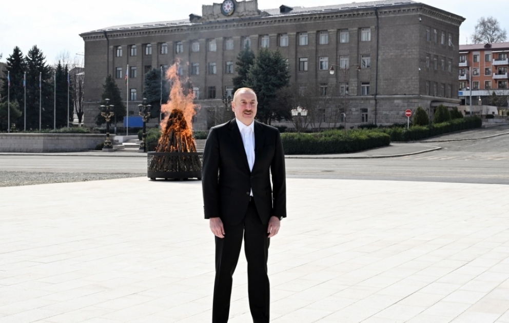 Central square of Khankendi named “Victory Square” VIDEO