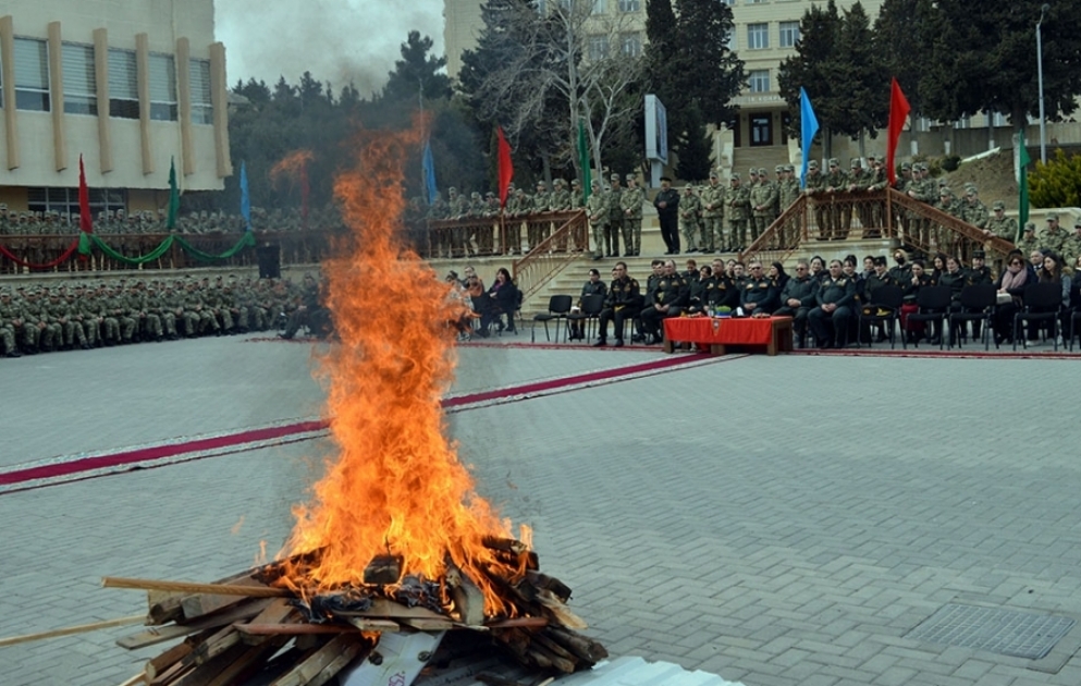 Azərbaycan Ordusunda Novruz bayramı münasibətilə silsilə tədbirlər keçirilib VİDEO