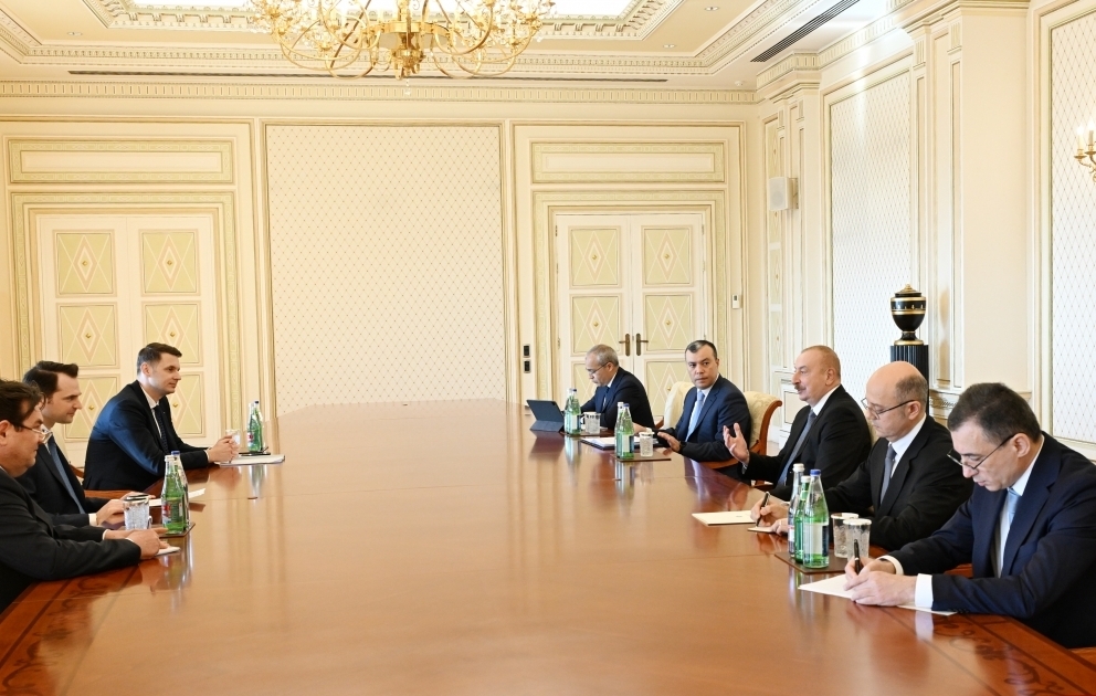 Präsident Ilham Aliyev empfängt rumänischen Energieminister AKTUALISIERT VIDEO