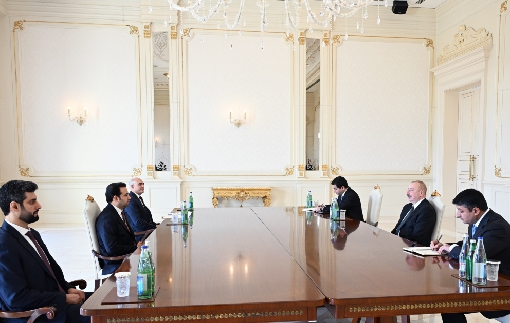 Azərbaycan Prezidenti İlham Əliyev Müsəlman Ağsaqqalları Şurasının Baş katibini qəbul edib YENİLƏNİB VİDEO