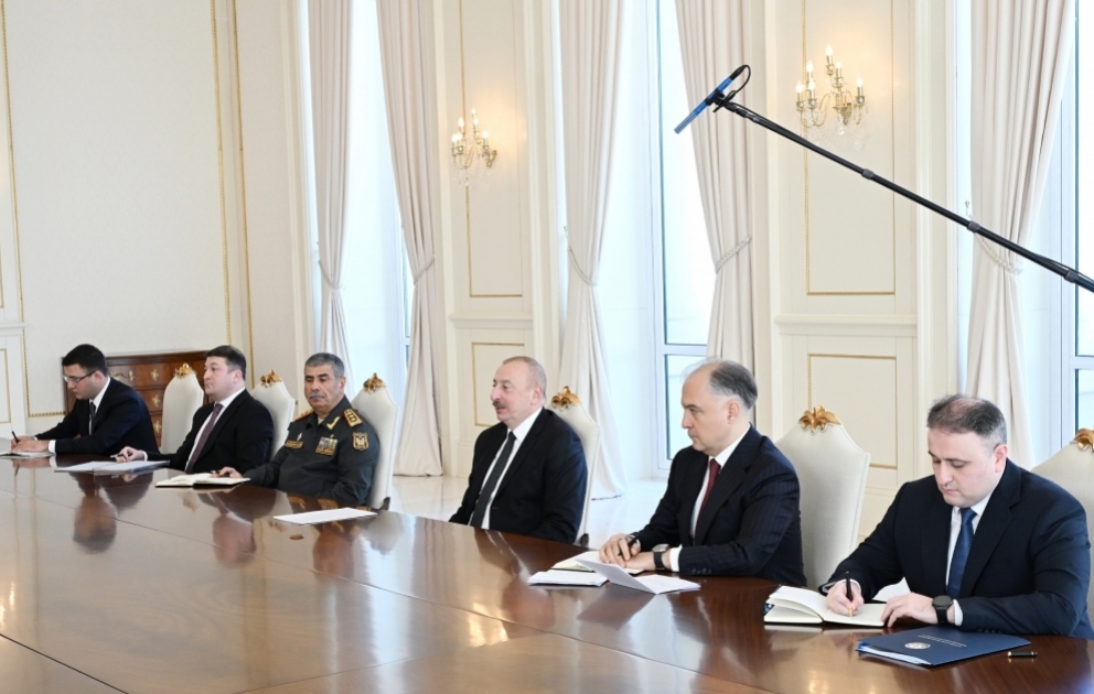 Президент Ильхам Алиев принял делегацию во главе с председателем комитета Администрации Президента Турции  ОБНОВЛЕНО ВИДЕО
