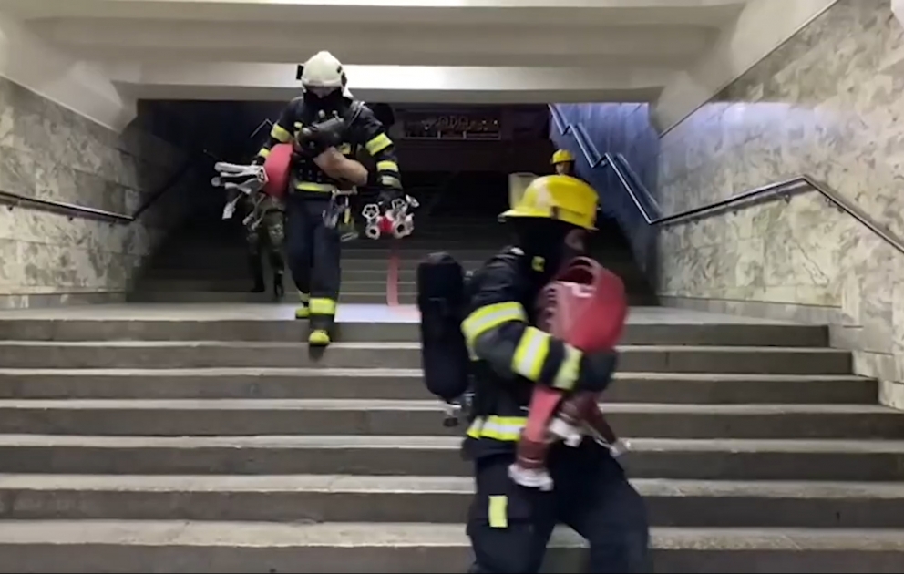 FHN-in metroda təliminə 5 texnikası və 42 nəfərdən ibarət şəxsi heyəti cəlb olunub VİDEO