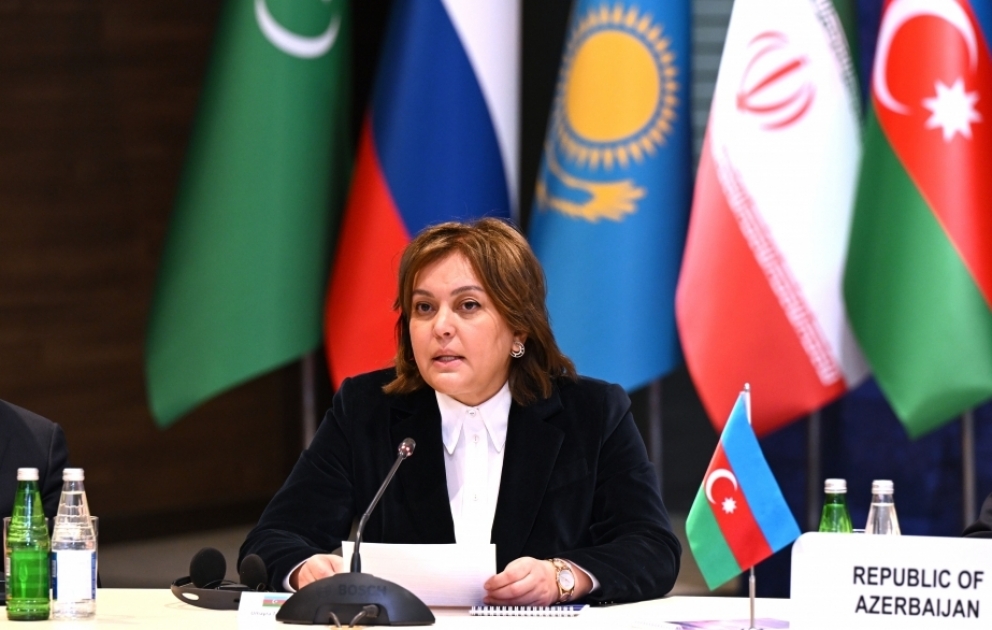 Umayra Tağıyeva: Hazırda Xəzər regionu həll olunmamış ekoloji problemlərin mənfi təsiri ilə bağlı çətinliklərlə üzləşir VİDEO