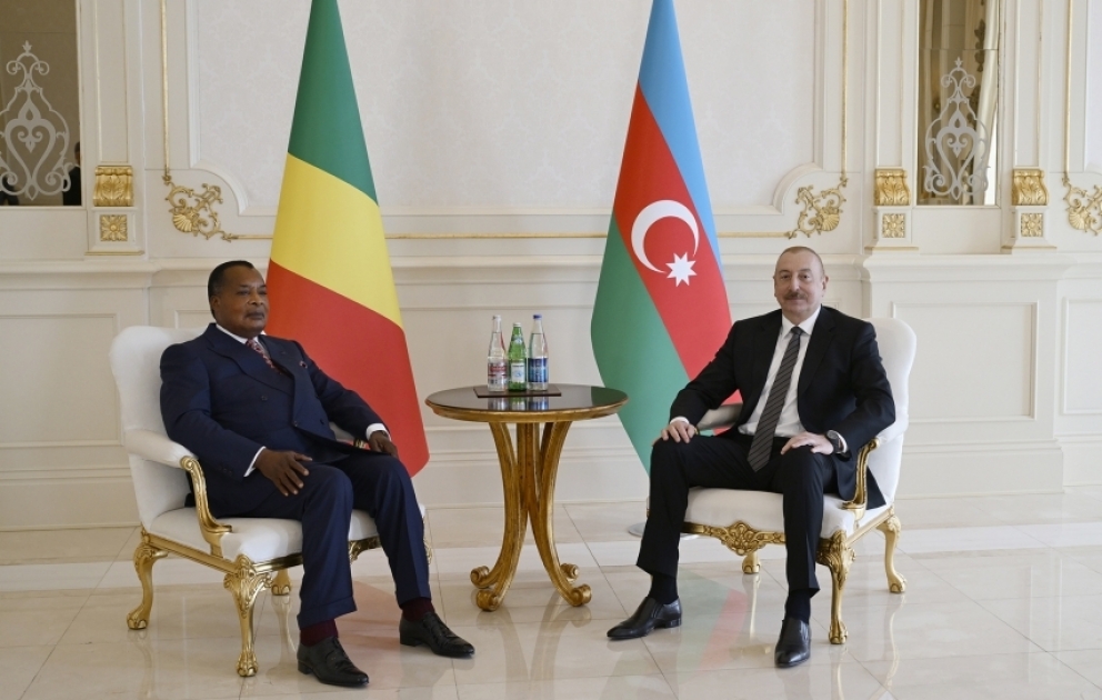 Azerbaijani and Congolese presidents held one-on-one meeting VIDEO
