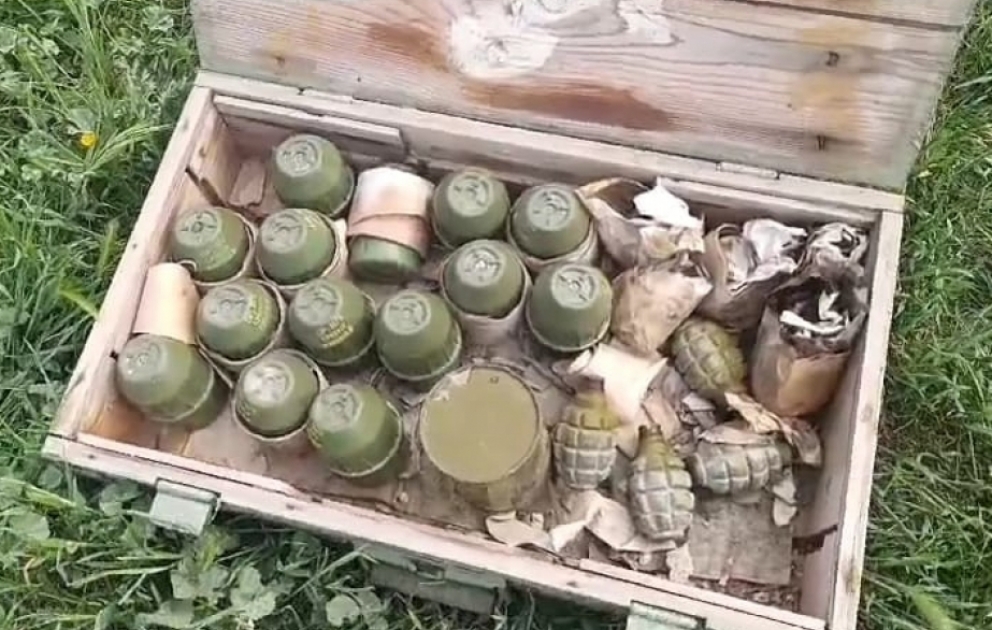 В Джебраиле обнаружены ручные гранаты ВИДЕО