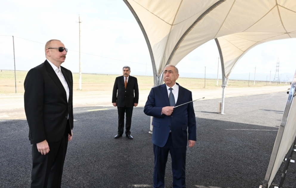 Autobahn in Hajigabul eingeweiht VIDEO