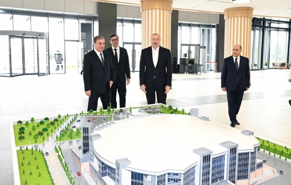 President Ilham Aliyev inaugurated Ganja Sports Palace VIDEO