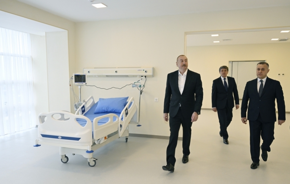 Gabala District Central Hospital was inaugurated  VIDEO