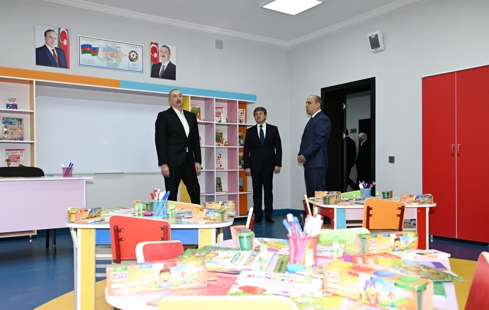 Gabala: In Siedlung Bum neues Schulgebäude eingeweiht VIDEO