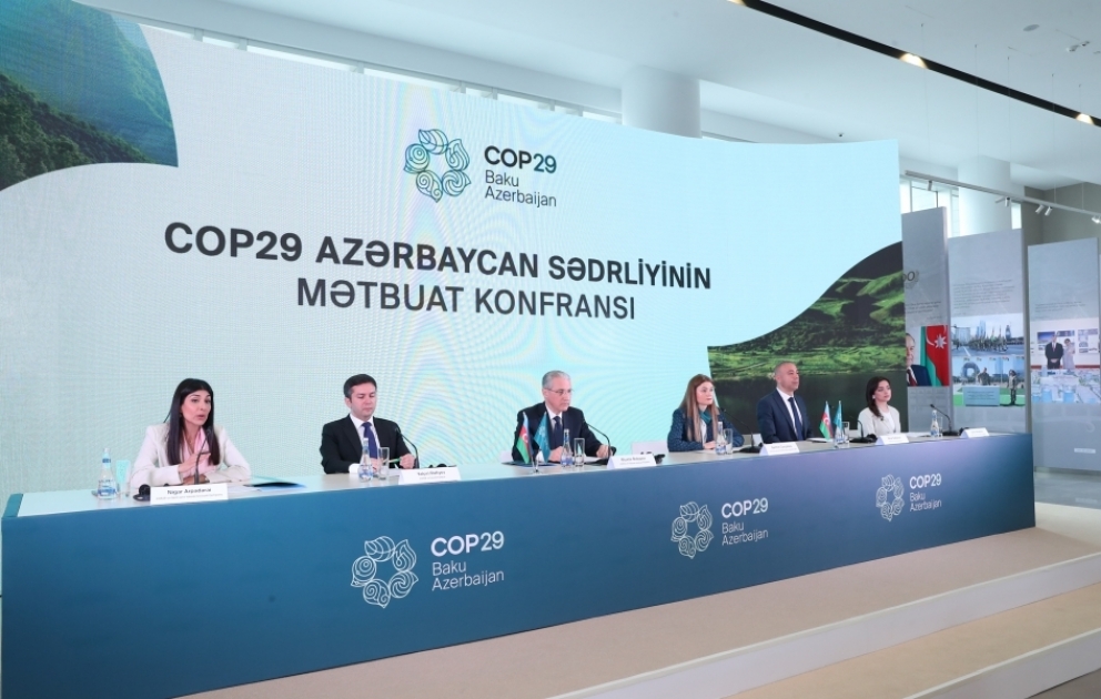 La première conférence de presse sur la COP29 VIDEO