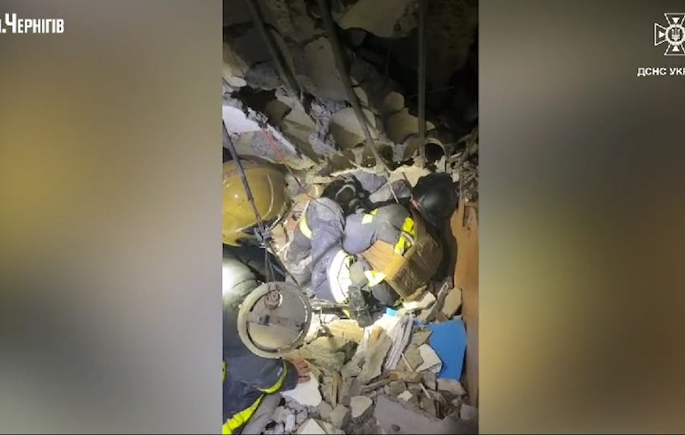 Çerniqova raket hücumu nəticəsində 11 nəfər həlak olub VİDEO