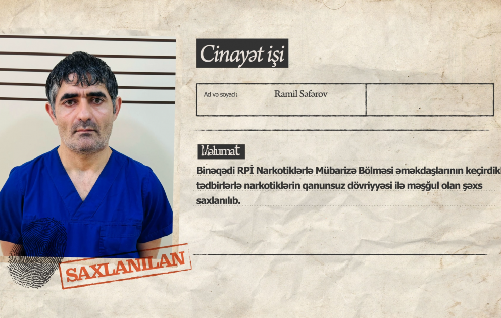 İran vətəndaşının narkokuryerliyə cəlb etdiyi şəxs saxlanılıb VİDEO