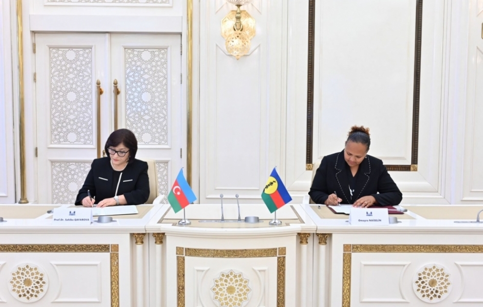 Милли Меджлис Азербайджана и Конгресс Новой Каледонии подписали Меморандум о сотрудничестве ВИДЕО