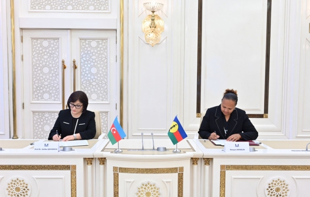 Azerbaijan`s Milli Majlis and New Caledonian Congress sign MoU on cooperation VIDEO