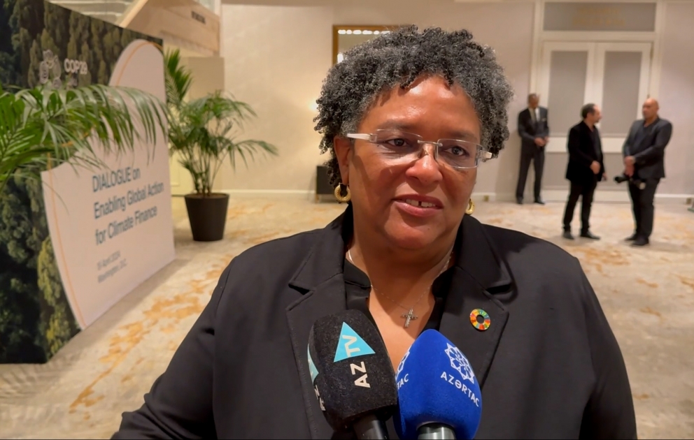 Barbadosun Baş naziri: COP prezidentləri üçlüyünün yaradılmasını yüksək qiymətləndiririk VİDEO