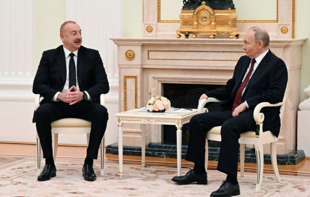 Azərbaycan Prezidenti: Rusiya rəhbərliyinin və ictimaiyyətinin Heydər Əliyevin əziz xatirəsinə ehtiramını yüksək qiymətləndiririk VİDEO