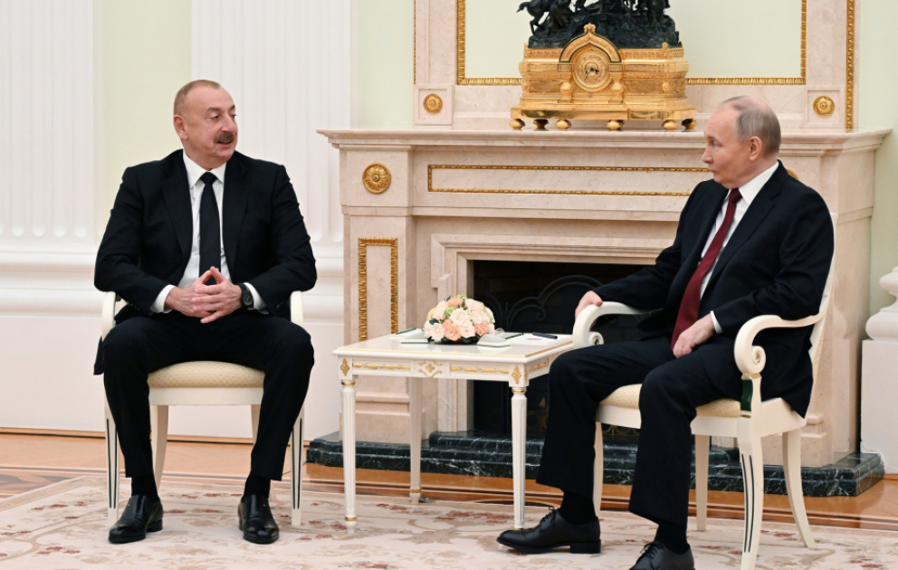 Президент Азербайджана: В Азербайджане очень ценят отношение к памяти Гейдара Алиева и в российском руководстве, и среди общественности ВИДЕО