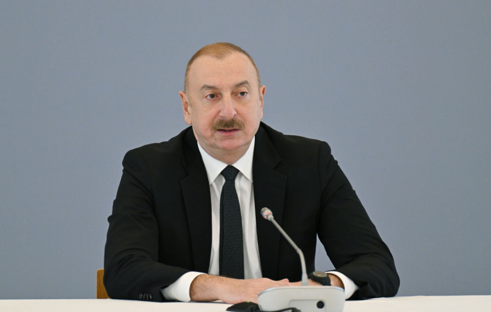 Prezident: Ermənistan istisna olmaqla, Avrasiya İqtisadi Birliyinə üzv ölkələrlə çox sıx tərəfdaşlıq münasibətlərimiz var VİDEO