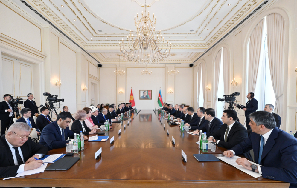 Azərbaycan və Qırğızıstan Dövlətlərarası Şurasının 2-ci iclası keçirilib YENİLƏNİB-2 VİDEO