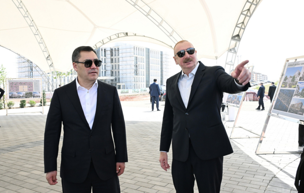 Президенты Азербайджана и Кыргызстана посетили город Агдам  ОБНОВЛЕНО ВИДЕО