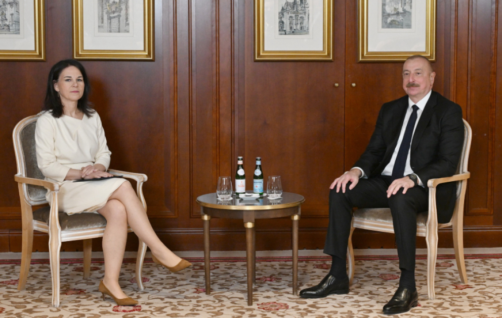 Le président azerbaïdjanais rencontre la ministre allemande des Affaires étrangères à Berlin VIDEO