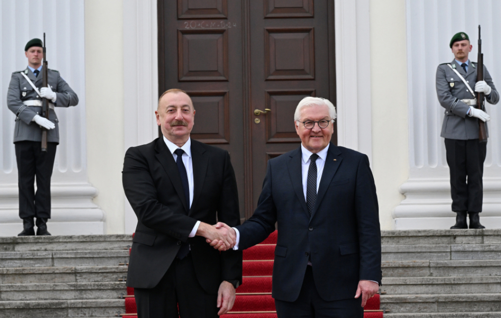 President Ilham Aliyev held one-on-one meeting with President of Germany Frank-Walter Steinmeier VIDEO