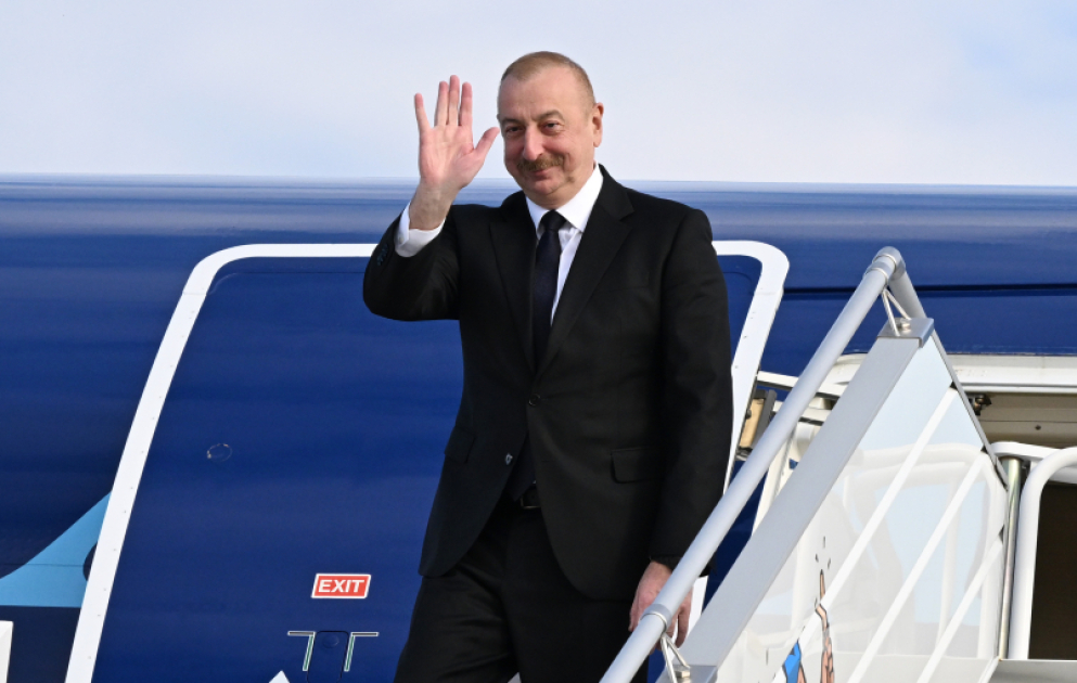 Präsident Ilham Aliyev beendet seinen Arbeitsbesuch in Deutschland VIDEO