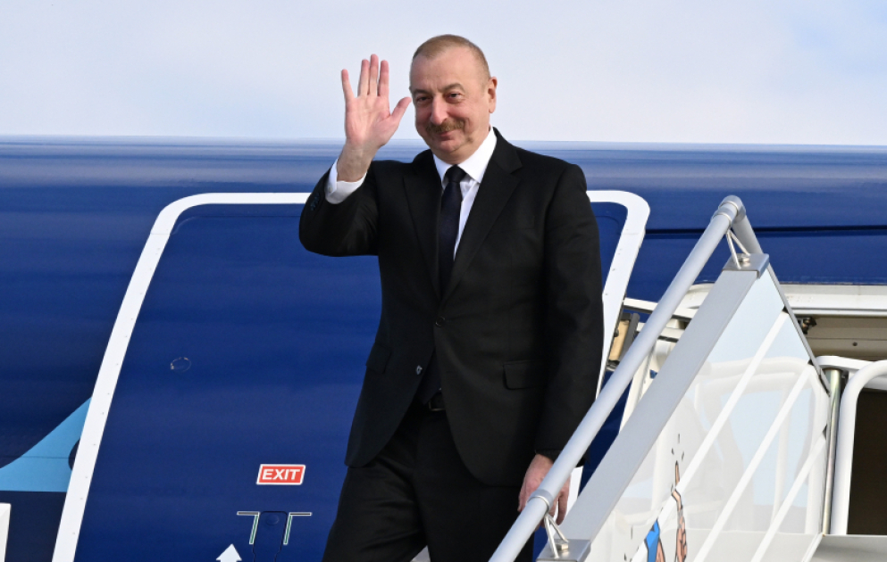 President Ilham Aliyev concluded his working visit to Germany VIDEO
