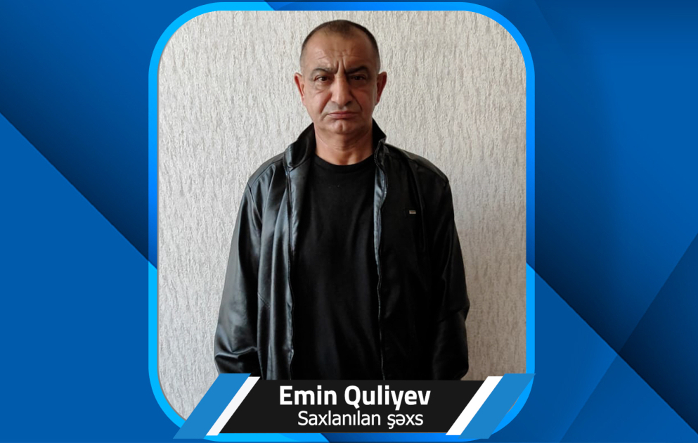 Səbail rayonunda qızıl mağazasından oğurluq edən saxlanılıb VİDEO
