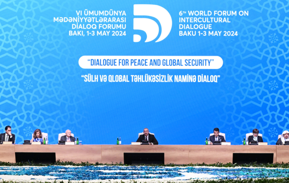 Bakıda VI Ümumdünya Mədəniyyətlərarası Dialoq Forumu işə başlayıb  Prezident İlham Əliyev Forumun açılış mərasimində iştirak edib  YENİLƏNİB-3 VİDEO
