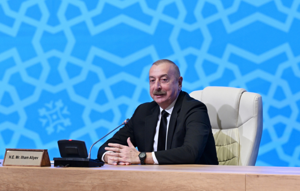 Prezident İlham Əliyev: Azərbaycan əsrlər boyu mədəniyyətlərin qovuşduğu məkan olub VİDEO