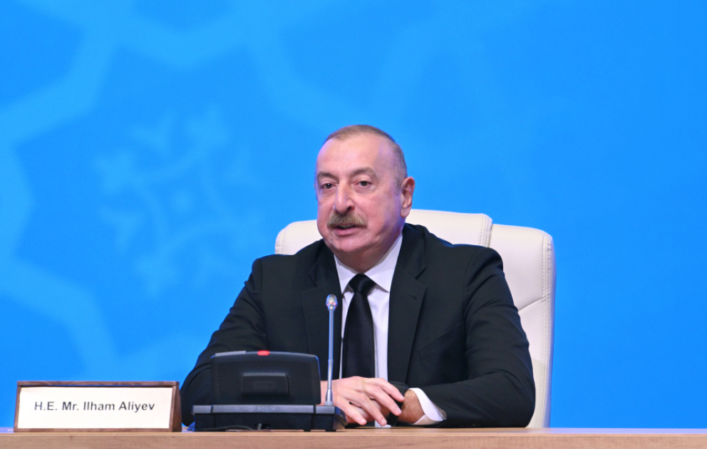 Президент Ильхам Алиев: Азербайджан и Армения проводят работу по делимитации и демаркации без каких-либо посредников ВИДЕО