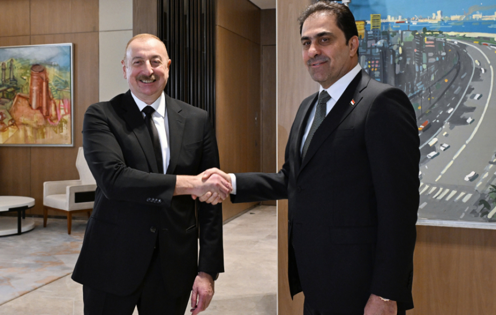 President Ilham Aliyev received Speaker of Parliament of Iraq  VIDEO