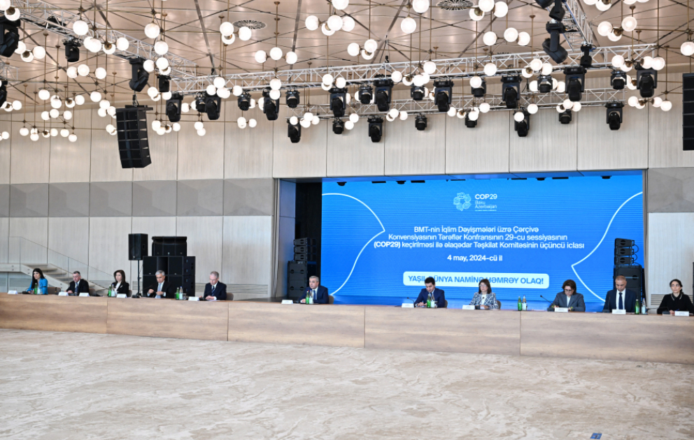На третьем заседании Оргкомитета по COP29 обсуждены важные вопросы ВИДЕО