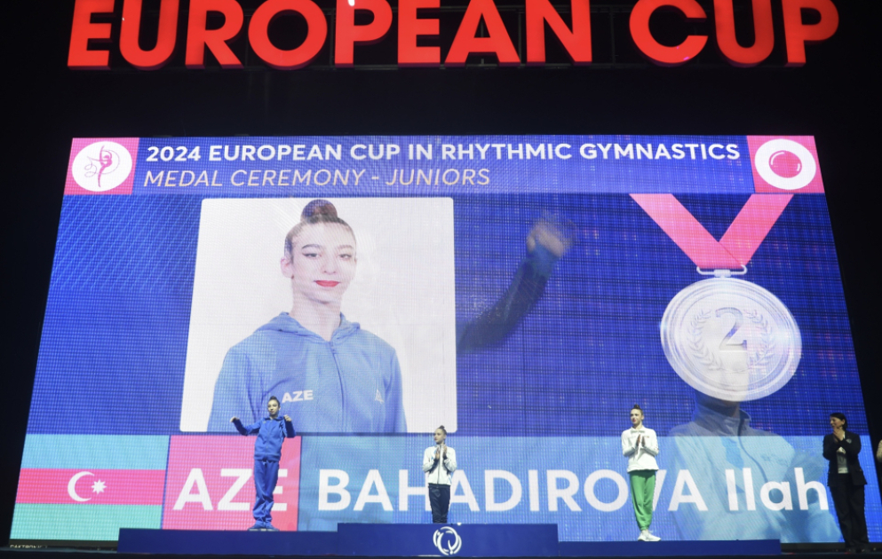Avropa Kuboku: Azərbaycan gimnastı gümüş medal qazanıb VİDEO