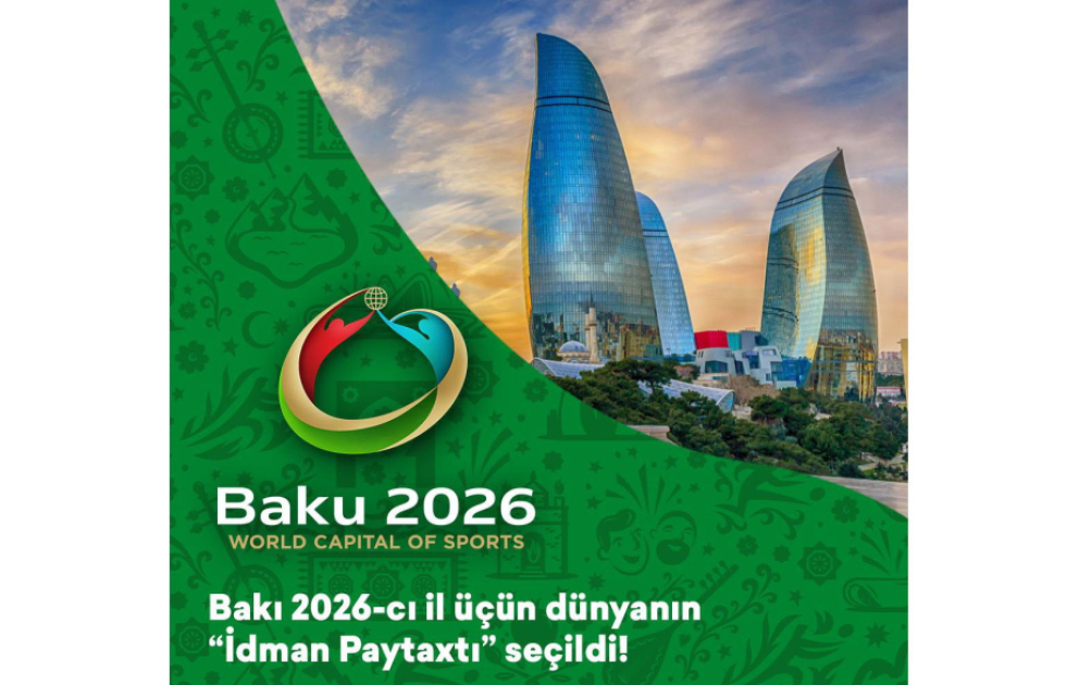 Baku zur Welthauptstadt des Sports 2026 gewählt VIDEO