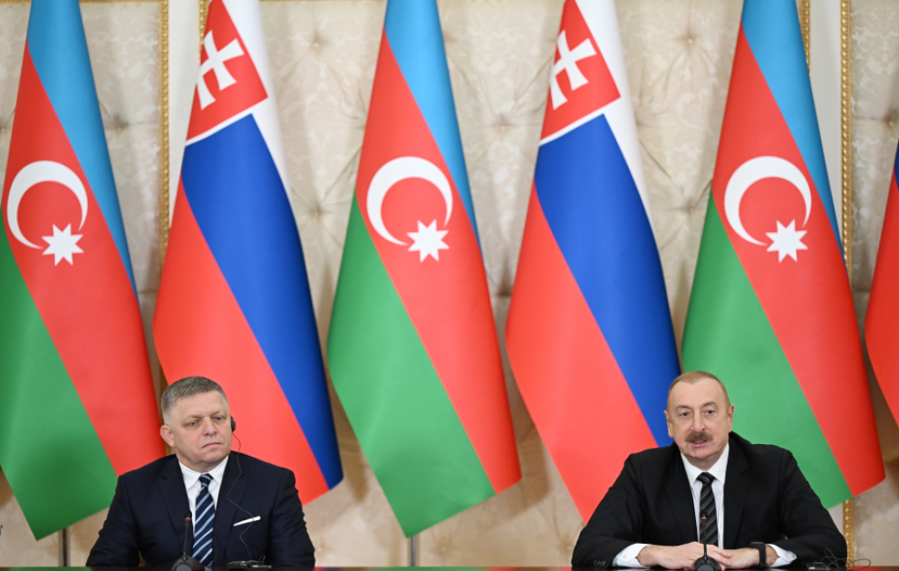 Prezident: Azərbaycanla Slovakiya arasında müdafiə sənayesi sahəsində birgə istehsal sahələrinin yaradılması haqqında danışıqlara start verilib VİDEO