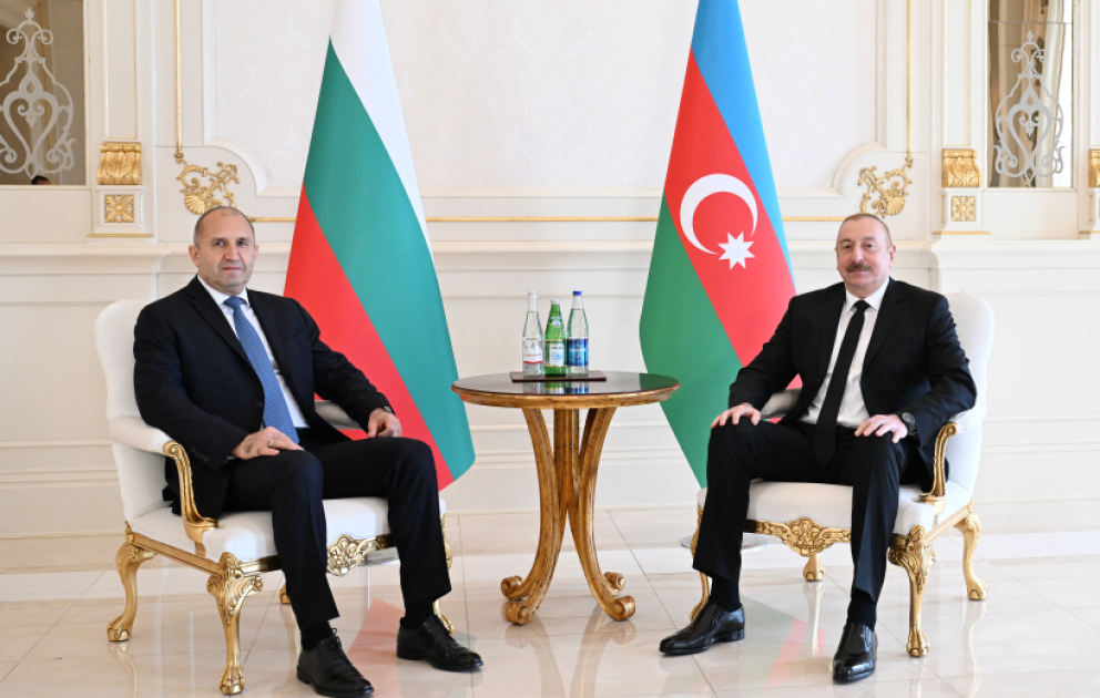 Azərbaycan Prezidenti İlham Əliyevin Bolqarıstan Prezidenti Rumen Radev ilə təkbətək görüşü olub  YENİLƏNİB VİDEO