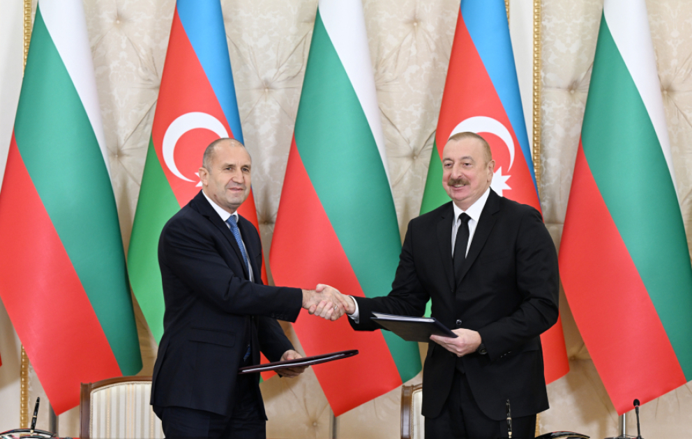 Azərbaycan-Bolqarıstan sənədləri imzalanıb  YENİLƏNİB VİDEO