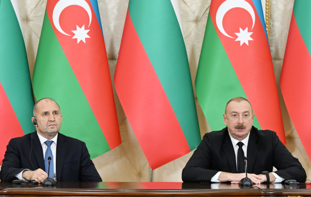 Les présidents azerbaïdjanais et bulgare font des déclarations à la presse VIDEO